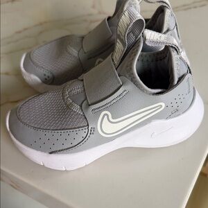 Nike Kids Gray and White Sneakers
